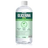 PLANTAWA Glicerina Vegetal Líquida 1L | 99,5% Pura | Para Hacer Jabones y Cosmética Casera | Glicerina para Secar Flores | Ingrediente Vegetal Multiuso
