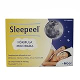 Heel – Sleepeel, con Melatonina, Valeriana, Melisa, Zinc y Vitamina B6, Reduce el Tiempo de Inducción del Sueño, Mejora la calidad, Reduce el Cansancio, Apto para Veganos - 30 Comprimidos