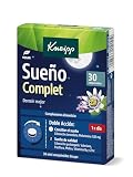 Kneipp Sueño Complet Bicapa Melatonina, 30 comprimidos | Comprimidos bicapa con melatonina en formato práctico para la noche.
