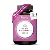 Ácido Hialurónico Puro - 400 mg - Fórmula de Alta Absorción - 30 días