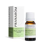 PRANAROM Aceite Esencial Tomillo Timol BIO 10 ml – Respiratorio AEQT Puro | 100% puro y quimiotipado AEQT. Tomillo timol para bienestar respiratorio y aromaterapia.