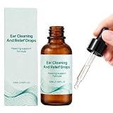 Gotas óticas eliminadoras de 20 ml para ablandar con precisión y aliviar | Solución Líquida Auxiliar para Remover Cerumen en Hogar y Viaje Baño Clínica Oficina Gimnasio Hospital