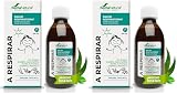 Soria Natural A Respirar Bien Jarabe Infantil - Propóleo, Tomillo, Eucalipto, Manzana, Drosera, Menta, Malvavisco - Jarabe Niños para la Salud Respiratoria, Alivio de Congestión y Tos - 150ml