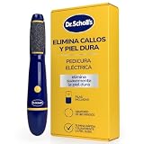 Lima eléctrica para pedicura de Dr. Scholl's: exfolia y elimina durezas y callos al instante. Suaviza los pies en segundos. Pule con suavidad. Ideal para viajes. Incluye pilas AAA