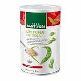 Santiveri - Lecitina de Soja granulada, Bote Grande - 400 GR