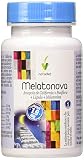 Novadiet Melatonova, melatonina 1,9 mg por unidad, 60 cápsulas | Amapola de California, pasiflora y lúpulo. Cubierta vegetal