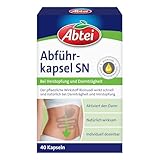 Abtei Cápsulas laxantes – activa los intestinos en caso de estreñimiento e inercia intestinal – naturalmente eficaz con aceite de ricino vegetal – 1 x 40 cápsulas blandas