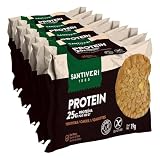 SANTIVERI - Tortitas Protein, Tortitas con 25% de Proteína, Lentejas, Maíz y Alto en Fibra, Sin Gluten ni Lactosa, Vegano - 57 g (Paquete de 4)