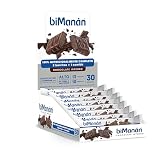 BIMANÁN BESLIM - BARRITAS SUSTITUTIVAS DE DELICIOSO CHOCOLATE INTENSO - Sustitutivos de Comida para Controlar el Peso - Ricas en Fibra - Expositor 30 Unidades