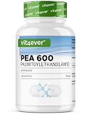 vit4ever PEA 600 – 1200mg Palmitoiletanolamida – Micronizada – 180 Cápsulas