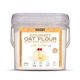 Weider Oat Gourmet Harina de Avena Integral, Fuente de Proteína con Bajo Contenido en Azúcares, Sabor Chocolate Blanco, 1.9 Kg