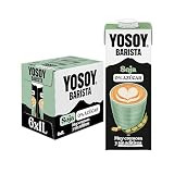 Yosoy Bebida Vegetal de Soja Barista sin Azúcares, Pack de 6x1L
