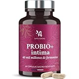 Apyforme Probio+ Intima Probioticos Mujer Flora Intima | Hasta 40 Mil Millones UFC/Día, Lactobacillus Reuteri Rhamnosus Crispatus Acidophilus, 60 Cápsulas Gastroresistentes, Francés