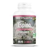 ✿ Espino Blanco Orgánico - 1200 mg por dosis diaria - 400 comprimido - Alta Concentración, Formato Ahorro, Premium y Vegetal