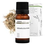 Vetiver BIO (Vetiveria zizanioides) - 10 mL - Aceite Esencial Quimiotipado y Certificado AB/Cosmos - Aroma Labs
