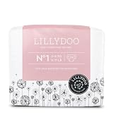 Pañales LILLYDOO, talla 1 (2+ kg), 24 uds., con protección contra fugas | Pañales delicados con la piel: extra suaves, sin perfumes ni lociones y testados dermatológicamente