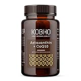 Astaxantina Astapure® y Coenzima Q10, Ingredientes Naturales, 60 perlas | Antioxidante, Protección Celular, Salud Cardiovascular, Cuidado de la Piel y Protector Ocular, Fórmula Patentada, España