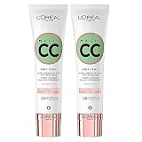 L'Oréal Paris Magic CC Cream 24H Hidratante 5in1 Tono Universal 2 x 30ml | Anti-Rojeces Crema Verde Efecto Piel Aterciopelada Larga Duración