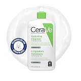 CeraVe, Hydrating Cleanser, Gel limpiador hidratante en crema, 473 ml | Limpia e hidrata durante 24 horas respetando la barrera protectora de la piel. Una hidratación prolongada durante todo el día