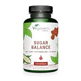 Vegavero Control Glucosa Complex | Picolinato de CROMO | 120 Cápsulas | Blood Sugar | Canela Ceylan + Gymnema Silvestre + Bitter Melon | Para 4 Meses | Vegano & Sin Aditivos