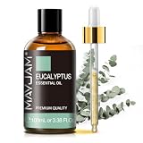 MAYJAM Aceite Esencial de Eucalipto para Difusor 100ML | Aceite de Eucalipto Humidificador, Bricolaje, Hogar, Accesorios