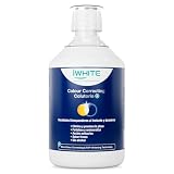 iWhite Colour Correcting Colutorio+ 500 ml - Enjuague Bucal Blanqueador Dental y Corrector de Color para Dientes Amarillos. Efecto Dientes Blancos al Instante. Fortalece el Esmalte, Elimina la Placa