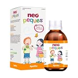 NEO PEQUES | Jarabe Infantil Apetito | 150 ml | Aumenta el Apetito y Disminuye la Sensación de Cansancio | A Base de Extractos de Plantas y Oligoelementos | Sabor Frambuesa