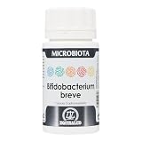 Equisalud Microbiota Bifidobacterium breve M-16V | FOS | 60 Cápsulas | Bifidobacterium breve M-16V con 1 × 10¹⁰ UFC y 600 mg de FOS por cápsula. Cápsula gastroresistente