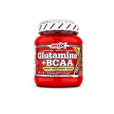 AMIX - Bcaa Glutamina - 530 Gramos - Complemento Alimenticio de Glutamina en Polvo - Reduce el Catabolismo Muscular - Ideal para Deportistas - Sabor Cola - Aminoácidos Ramificados