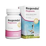 Regendol Magnesio - 40 Comprimidos - Triple acción: Energía, Músculos y Huesos - Ayuda a Reducir la Sensación de Cansancio - Eladiet
