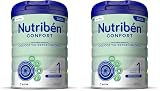 Nutribén Confort - Leche en Polvo Bebé AntiCólicos y AntiEstreñimiento desde el Primer Día | Alimento Completo | sin Aceite de Palma | 1 Bote de 800g (Paquete de 2)