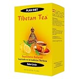 Tibetan Tea Sabor Limón - Infusión de Hierbas - 84 bolsitas. Té Verde Tibetano, Frángula, Malva hoja, Manzanilla, Hibisco, Hinojo, Anís