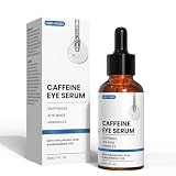 Sérum Contorno de Ojos Antiarrugas, con Ácido Hialurónico y Cafeína, Serum Ojos Mujer, Reduce Ojeras, Bolsas y Líneas de Expresión (30 ml)
