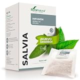 Soria Natural Salvia Infusión – Salud Femenina – Ayuda en Caso De Síntomas de Menopausia - Infusión de Salvia (Salvia officinalis) – 100% Natural - Caja con 20 Bolsas Filtro