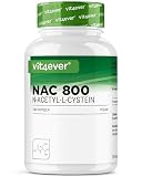 vit4ever NAC - N-Acetil L-Cisteína - 240 Cápsulas - 800 mg cada una | Para 8 Meses - Forma Natural y Vegetal - Premium con Más del 99% de Pureza - Alta dosis - Vegano