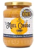 Q Honey Miel de mil flores cruda 1 kg – pura, natural, sin filtrar | Medalla de platino London Honey Awards 2026. Miel cruda monorigen de Lituania, sin pasteurizar, sin aditivos