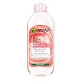 Garnier SkinActive Agua Micelar con Agua de Rosas Fórmula Vegana, 400ml | Fórmula Vegana, Fórmula Hipoalergénica, Agua Micelar, Gracias a la Tecnología Micelar, Captura El Maquillaje, SkinActive