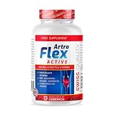 Artroflex Active – Glucosamina y Condroitina – 30 Cápsulas – Suplementos para Articulaciones y Cartílago – con Boswellia, Cúrcuma y Pimienta Negra