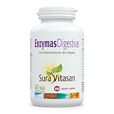 SURA VITASAN Enzymas Digestivas 100 Cápsulas – Fórmula de Enzimas con Pancreatina, Betaína, HCl, Bilis de Buey, Papaína y Pepsina – Apoyo al Proceso Digestivo