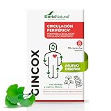 Gincox con ginkgo biloba y espino blanco, 30 cápsulas, Soria Natural | Circulación periférica - Función cognitiva - Manos y pies - Memoria y concentración - Bienestar circulatorio