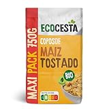 ECOCESTA - Copos Ecológicos de Maíz Tostado - Pack de 750 g