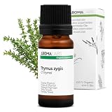 Tomillo Timol BIO (Thymus zygis - QT thymol) - 10 mL - Aceite Esencial Quimiotipado y Certificado AB - Defensas naturales & Salud respiratoria - Aroma Labs