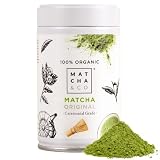 Matcha & CO Té Matcha Original 100%, Grado Ceremonial, en Polvo Orgánico de Japón, Orgánico, 100% Natural, Té Verde, 80G - Matcha & CO