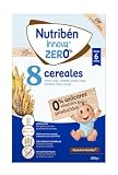 Nutribén innova ZERO 0% 8 Cereales | 500g | Arroz, Trigo, Cebada, Avena, Maiz, Centeno, Mijo y Sorgo | Bebés a Partir de 6 Meses | 0% Azúcares Añadidos y producidos | Cereales Integrales