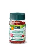Kneipp Gummies Niños Concentración, 30 gominolas | Gominolas infantiles con nutrientes seleccionados para el día a día escolar.