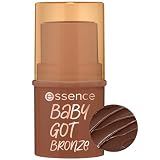 essence bronceador en barra baby got bronze, natural, rociado (5.5g) | Crema bronceadora para un look suavemente bronceado, Fácil de difuminar, Cosmética vegana, 5,5 g