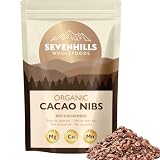Sevenhills Wholefoods Nibs de Cacao Crudo Orgánico, Puntas Natural y Puro 500g