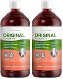 G7 Original. Fórmula Mejorada. Suplemento De Silicio Líquido Vegano Que Favorece La Producción De Colágeno. Refuerza Huesos Y Articulaciones Y Aumenta Elasticidad De La Piel. 1 Litro. (Paquete de 2)