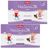 Buona Nebianax 3% – Pack Ahorro 2 x 20 viales de 5 ml – Solución Salina Hipertónica con Ácido Hialurónico – Lavado Nasal y Uso con Aerosol – Sin Conservantes