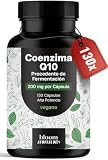 Coenzima Q10 – 200mg – 130 Cápsulas – CoQ10 200 mg por Cápsula | Alta Potencia – Vegano, de Fermentación – Producido en Alemania - Q10 Coenzima – Analizado en Laboratorio